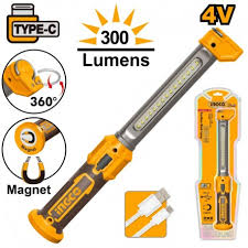 Рабочая лампа Li-pol 4 В Type-C 300 Лм (10) INGCO HWLI043006