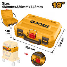 Ящик для инструмента штабелируемый 480х320х148 мм (4) INGCO PBXS102