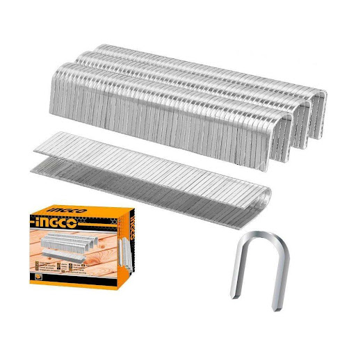 Скобы для степлера 12х6.3х1.2 мм 1000 шт (20/200) INGCO STS0412