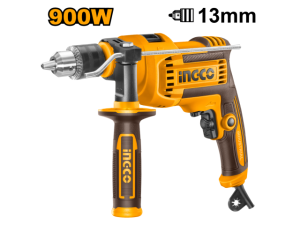 Электрическая дрель ударная 900 Вт (5) INGCO ID9008 INDUSTRIAL